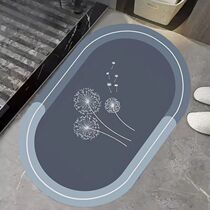 B硅藻泥防滑吸水速干地垫浴室卫生间入口床脚垫洗手间浴室高档脚