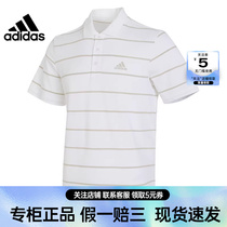 adidas阿迪达斯夏季男子运动训练休闲短袖T恤POLO衫IT3922