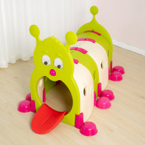 幼儿园儿童淘气堡隧道爬行筒钻山洞玩具户外室内小精灵毛毛虫钻洞