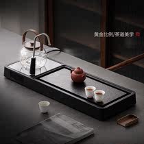 尚言坊小型茶盘一体2024新款茶台桌家用茶具茶海带上水套装仿乌金