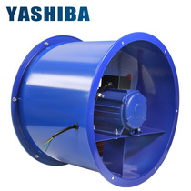 YASHIBA岗位轴流风机低噪静音排风机工业通风机管道式强力排风扇