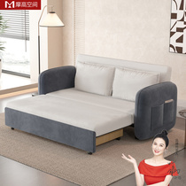 沙发床折叠一体两用小户型家用沙发椅网红奶油风布艺储物多功能床