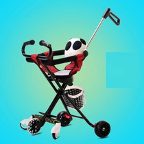 婴儿轻便折叠手推车可坐迷你三轮溜娃幼儿车子便携带透气小伞多功