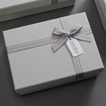 创意简约礼盒女友送h包装盒空盒子生日礼物盒大号高级小众礼品男