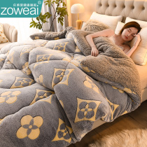 毛毯加厚加绒冬季保暖被子珊瑚绒床单绒毯羊羔绒午睡毯子婴儿盖毯
