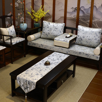 新中式实木沙发坐垫红木家具防滑加厚海绵垫子罗汉床大靠背定制