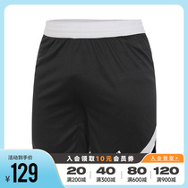 Adidas阿迪达斯男童裤子2024夏季新款篮球训练运动短裤球裤HZ2772