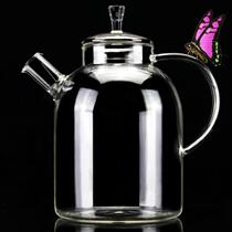 加厚玻璃煮茶壶大容量耐高温加厚烧水壶过滤泡茶壶带内胆家用