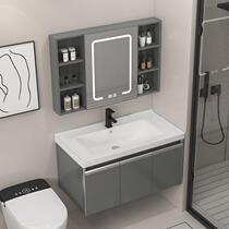 蜂窝铝浴室柜组合卫生间洗脸盆洗漱台厕所洗手池台面陶瓷水盆北欧