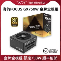 海韵电源750W金牌全模组650W电脑850W主机atx台式focus gx1000W