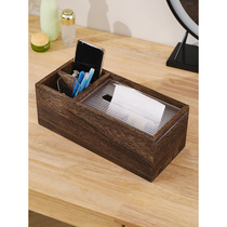 实木客厅家用抽纸盒餐纸盒木茶几桌面纸巾盒车载厕所遥控器收纳盒