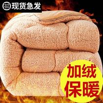 1羊羔绒被子冬被加厚保暖厚棉被5冬天8冬季1.5米羊绒12斤被芯10斤
