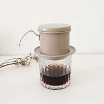 日式越南咖啡壶家用手冲不锈钢过滤杯套装便携滴漏壶免滤纸滴滴壶