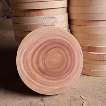 皂角木砧板抗菌防霉切菜板厨房家用圆形菜墩正宗加厚整木实木占板