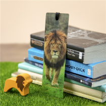 3D动物书签英国IF文创英辅立体创意狮子熊猫猪虎狐狸长颈鹿可爱