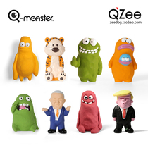 QZee狗狗玩具Qmonster乳胶发声耐咬磨牙球宠物儿童解闷小中大型犬