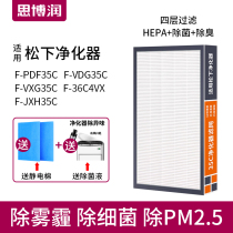 适用松下空气净化器滤网F-PDF35c F-PXF35c 滤芯F-ZXFP35C集尘