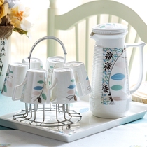 创意欧式陶瓷水具骨瓷客厅茶杯套装中式水壶杯具水杯冷水壶耐高温