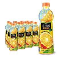 美汁源果粒橙420ml*12瓶/箱果汁饮料可口可乐 京津冀包邮