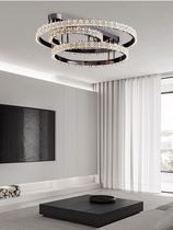 2024新款客厅吸顶灯轻奢大气意式极简家用主卧室灯黑色设计师灯具