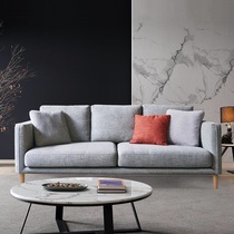 北欧沙发小户型客厅整装双人三人位沙发乳胶现代简约风格布艺沙发
