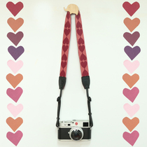 相机带肩带单反微单背带文艺可爱挂绳适用于佳能拍立得索尼富士