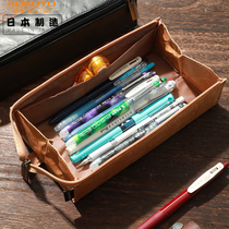 日本KOKUYO国誉 杜邦纸笔袋女大容量简约复古风文艺文具盒高中生