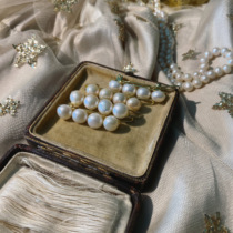 银本家天然淡水珍珠发夹复古宫廷气质一字夹边夹刘海夹头饰法式女