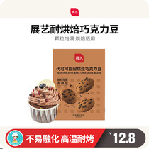 展艺耐高温耐烘焙巧克力豆100g曲奇饼干面包烘焙原料家用代可可脂