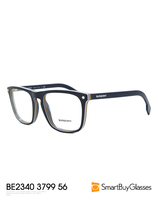 Burberry巴宝莉眼镜架 时尚经典方框舒适男士框架镜 BE2340