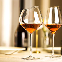 斜口红酒杯水晶玻璃香槟红酒杯创意高脚波尔多勃艮第酒杯葡萄酒杯