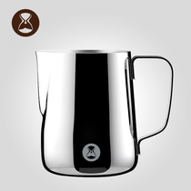 泰摩尖嘴拉花缸加厚304咖啡不锈钢拉花杯 专业咖啡机奶泡杯器具