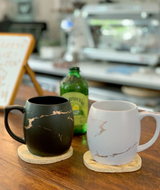 北欧简约陶瓷马克杯创意鼓形杯子情侣咖啡杯家用男生办公室喝水杯