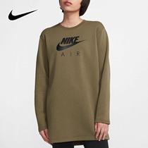 Nike/耐克正品女子加绒圆领休闲运动长款卫衣套头衫 BV5135