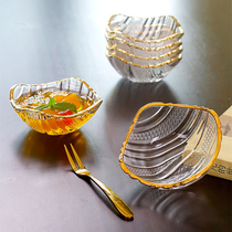 水晶玻璃碗迷你小碗蘸料碟调料小碟透明碟子调味水果盘小味碟家用