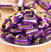 kdv俄罗斯紫皮糖kpokaht巧克力糖进口糖果500克 散糖年货零食包邮
