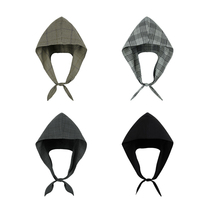 Simple Project混纺造型感绑带连帽头巾潮流原创男女同款多色可选