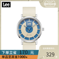 Lee手表中性UR系列运动方形表女石英手表果冻感硅胶表带腕表U363