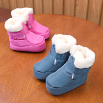 婴儿学步鞋冬季加厚保暖冬季宝宝鞋子冬鞋高帮软底学步冬款棉鞋冬