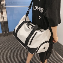 斜挎包干湿分离手提背包男女运动大容量瑜伽健身包潮牌休闲旅行包