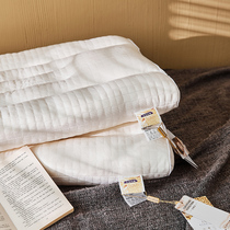 舒适单人枕芯白色无压力枕头大豆纤维长方形枕头一个高度适中枕芯