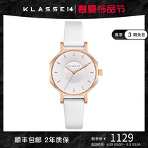 Klasse14女手表意大利设计师品牌八边形凹陷表盘石英表生日礼物