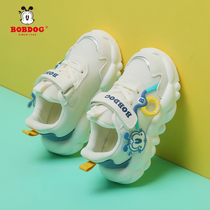 巴布豆秋季婴儿学步鞋软底运动鞋0一1-3岁女宝宝鞋子女童网鞋男童