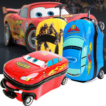 汽车行李箱儿童拉杆箱可坐可骑行男童小孩旅行箱玩具18寸登机宝宝