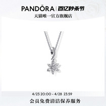 [520礼物]Pandora潘多拉闪耀花朵标本项链套装植物经典优雅送女友