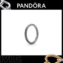 Pandora潘多拉ME系列线形纹理戒指925银黑色叠戴高级