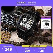 casio卡西欧小方块男士电子手表AE-1200WHD学生官网