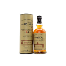 BALVENIE苏格兰百富14年单一麦芽威士忌加勒比桶陈酿英国进口洋酒