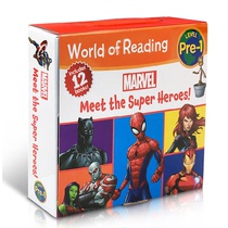 英文原版绘本漫威超级英雄初级分级读物12册 World of Reading Marvel Meet the Super Heroes! (Pre-Level 1)幼儿童书