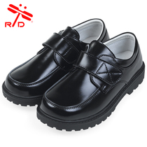 台湾红蜻蜓企业有限公司RD春秋男童鞋黑色简约校园表演学生皮鞋